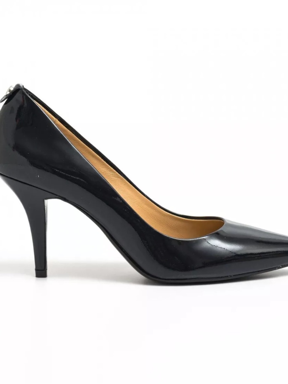 Michael Kors Black Patent Pointed-Toe Pump